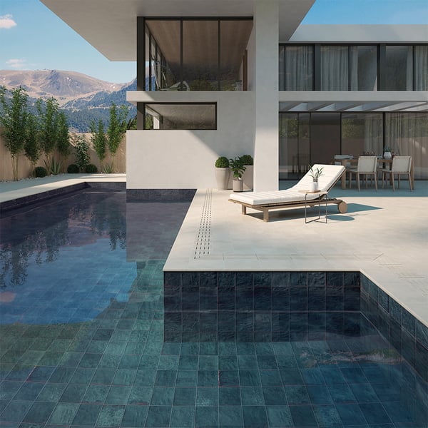 Πλακάκι Πισίνας Carmen Blue 15x15 cm